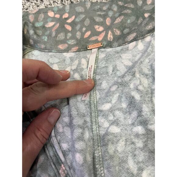 Free People Shayla Wrap Maxi Dress in Mint Combo Size Small NWT BohoCore‎ - Picture 6 of 11